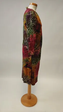 COMMA Damenkleid mehrfarbig gemustert - Gr. 44 - Bild 2