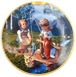 Sammelteller „Kindheitsfreuden der Jahreszeiten“ von M.I. Hummel - August (Teller A 48) – Vorschau 1