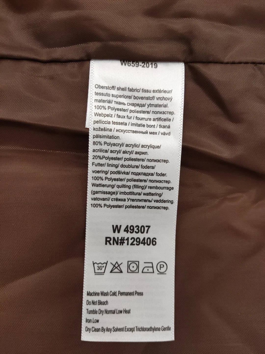 Damen Winterjacke mit abnehmbarer Kapuze Größe 44 | Gemütlicher Klassiker – Bild 6