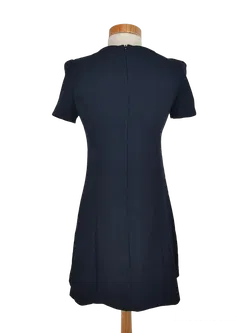 Zara Trafaluc Damen Midikleid, marine - Gr. XS - Bild 3