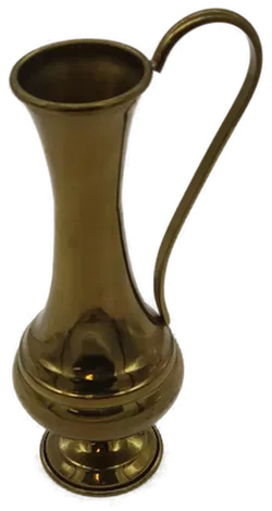 Wasserkrug Messing Gießkanne Höhe 17cm - Bild 3