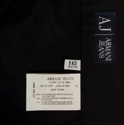 Armani Jeans Herrenjeans schwarz Gr. M - Bild 5