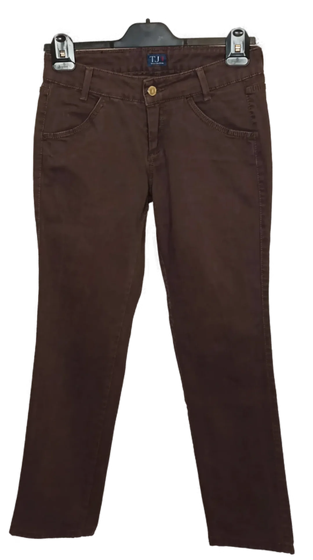 Trussardi Jeans Damen Jeans dunkelbraun Gr. UK 27 - Bild 4