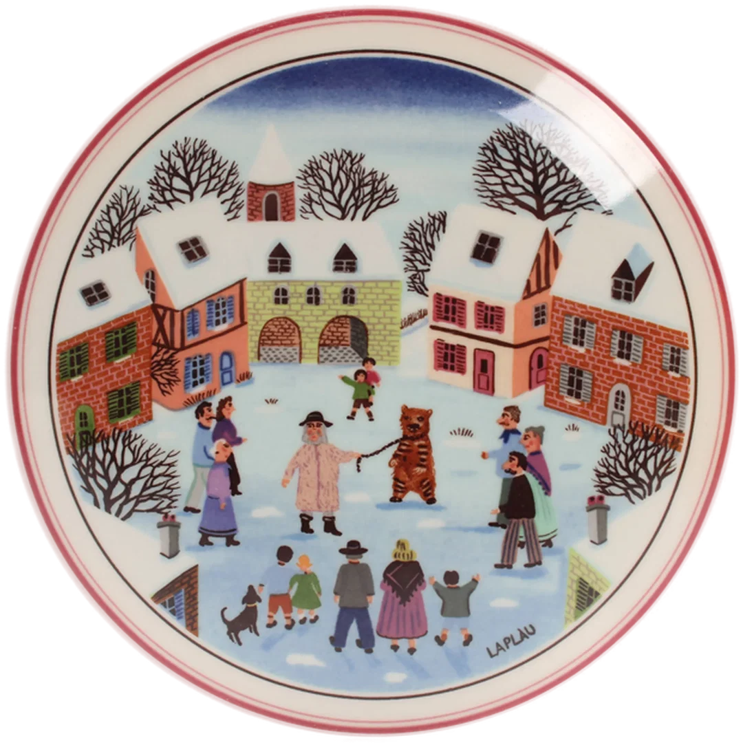 Villeroy & Boch Naïf Christmas Porzellan-Dose mit Deckel – Wintermotiv (Laplau) – Bild 4
