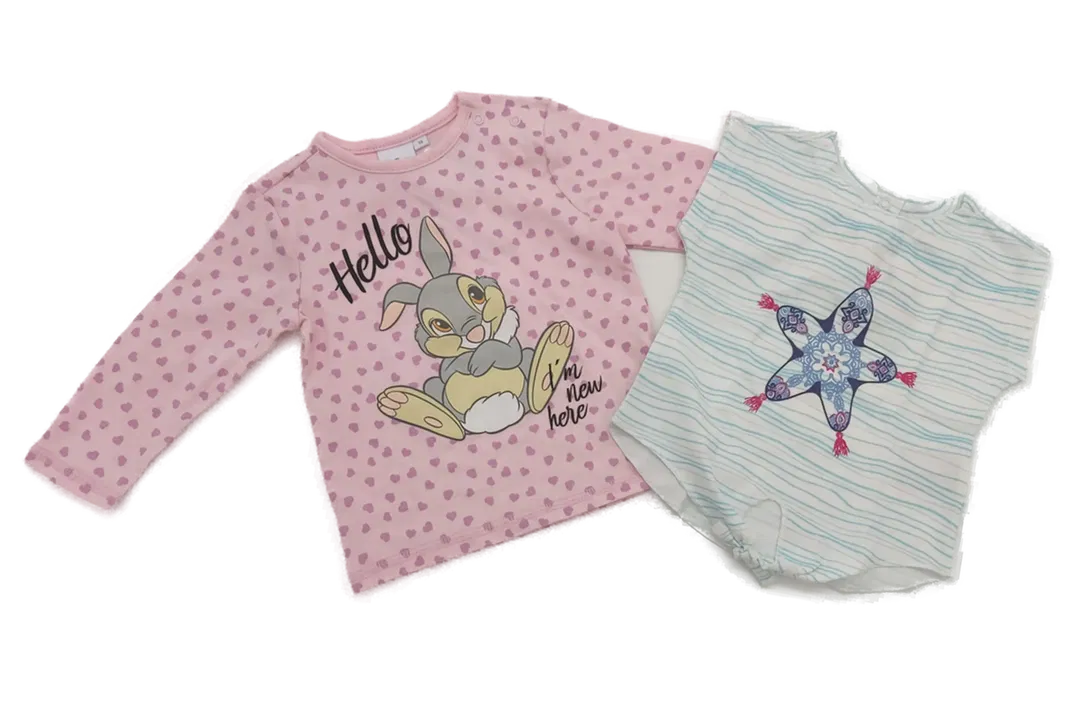 Disney Mädchen Kleidungs Set Rosa - 74 - Bild 1