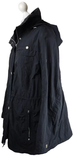 Damen Übergangsjacke mit abnehmbarer Kapuze Lebek Polyester Gr.48 | Zeitloser Klassiker – Vorschau 2