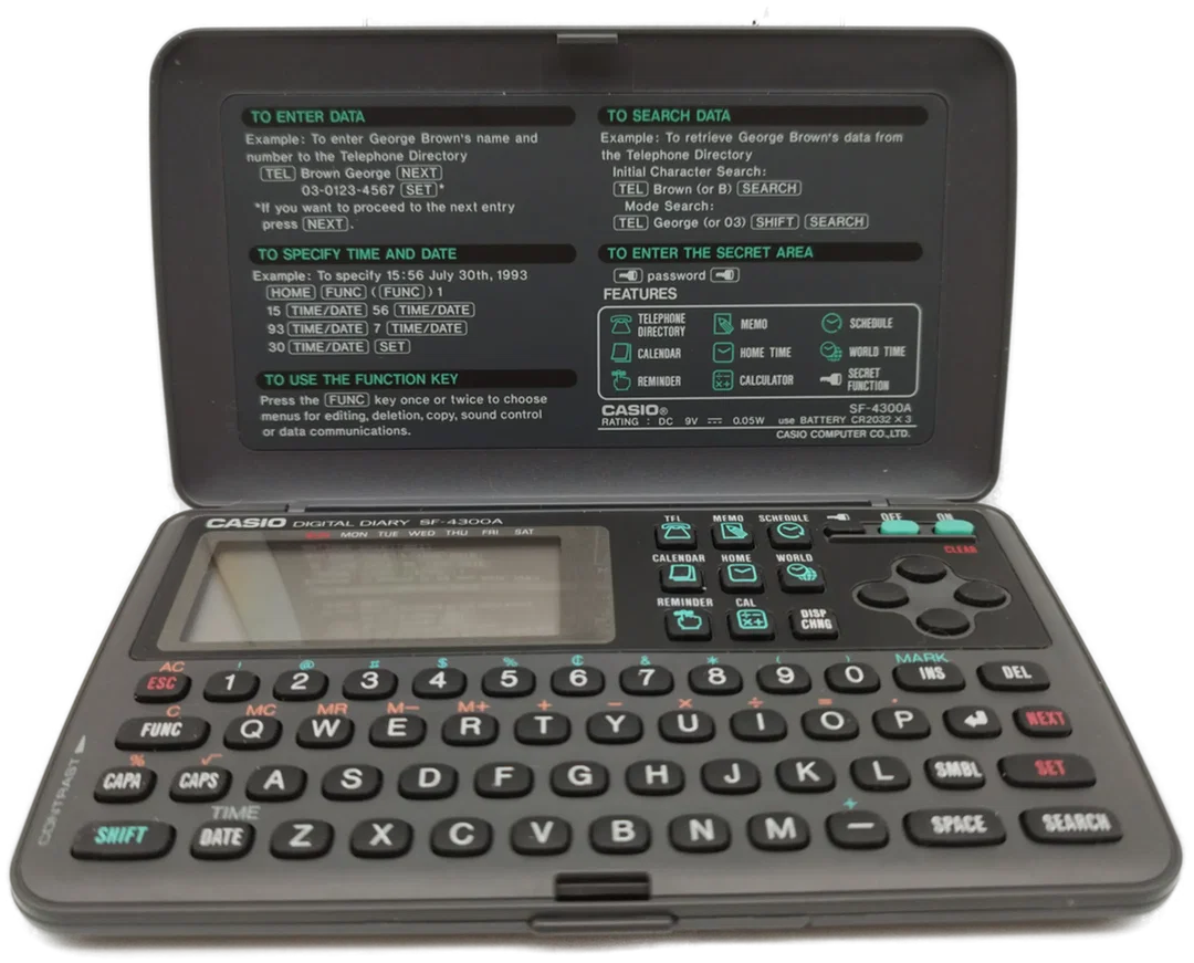 CASIO Digital Diary SF-4300A - 32KB / Made in Taiwan - Bild 1