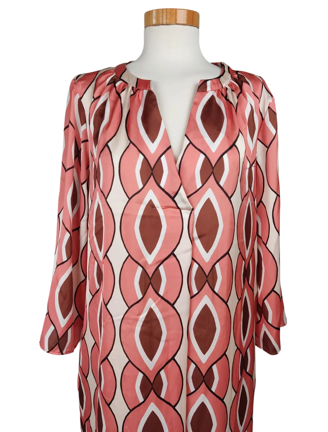 biancoghiaccio Damen Midikleid, multicolor - Gr. XXL  – Bild 4