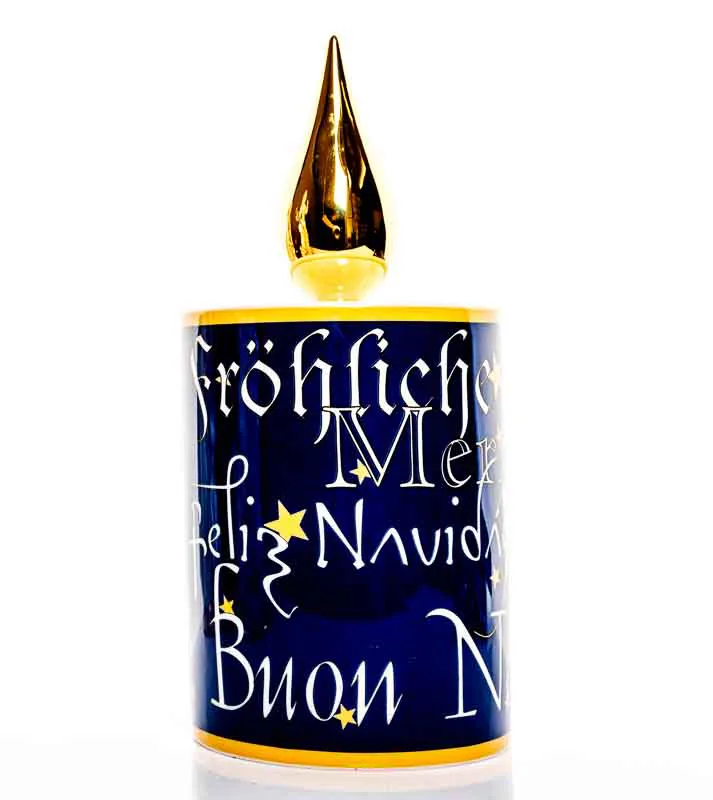 Arzberg Weihnachten Keks-Dose in Kerzenform - Bild 1