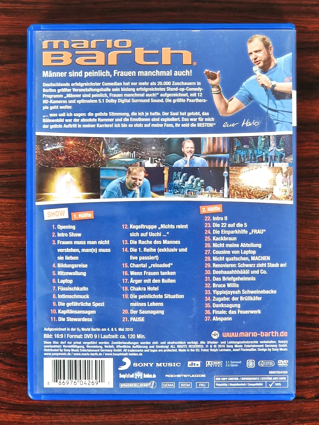 Mario Barth - Männer sind peinlich, Frauen manchmal auch! Live - Show - DVD – Bild 2