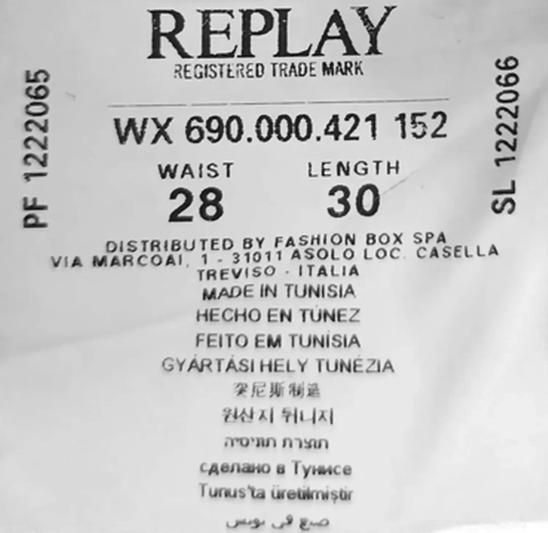 Replay Herrenjeans blau Gr. 28/30 – Bild 4