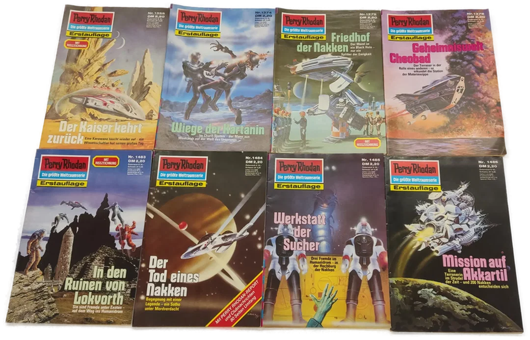 Taschenbücher Perry Rhodan Erstauflage Konvolut 18 Stück – Bild 3