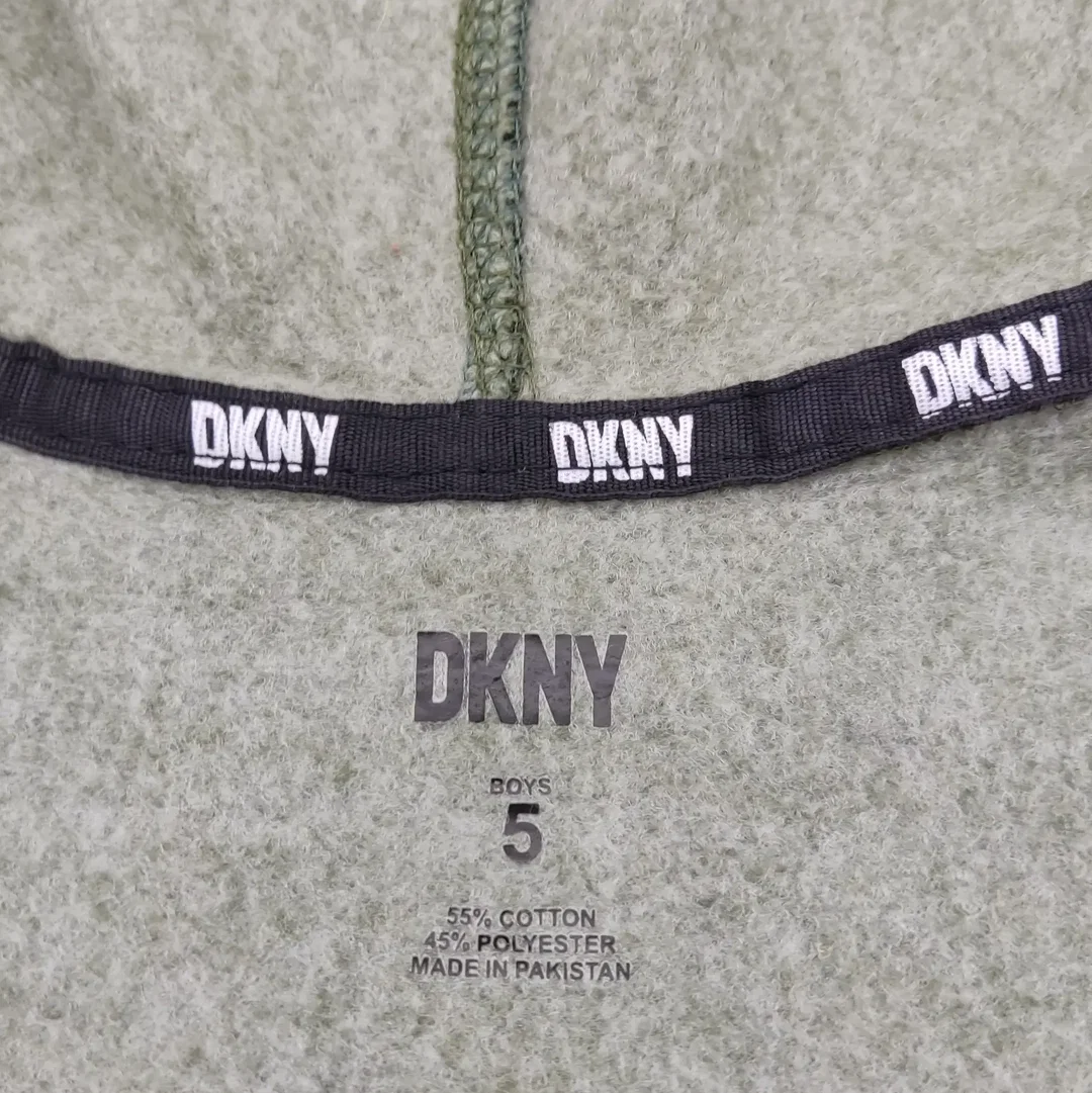 DKNY Kinder Kapuzenpullover grün - Gr. 5 Jahre – Bild 5