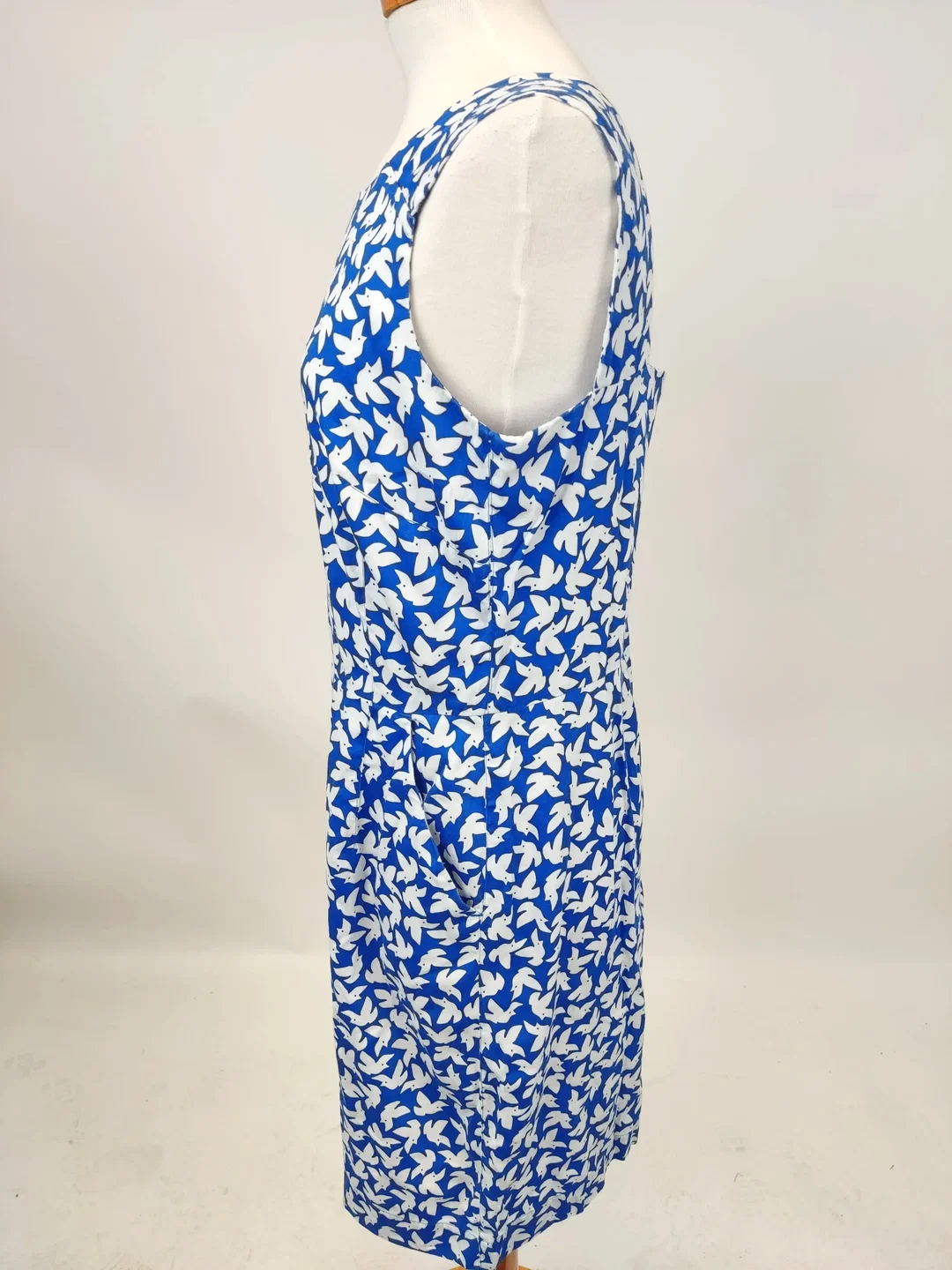 PEOPLE TREE ORGANIC Damenkleid, blau - Gr. 12 (38) – Bild 3