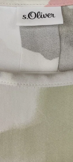 Damenbluse s.Oliver Black Label Viskose Aquarell-Print | Leicht & Elegant - Bild 8