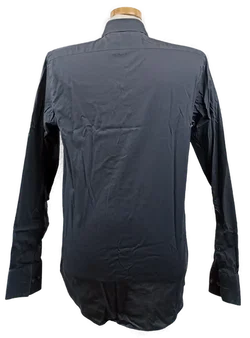 Calvin Klein Herren Hemd Slim Fit grau Gr. 39 1/2 - Bild 2