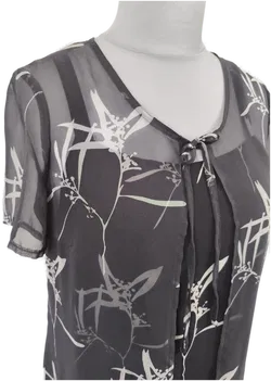 Cavita, langes Damenkleid 2-teilig, Gr. 42 - Bild 2