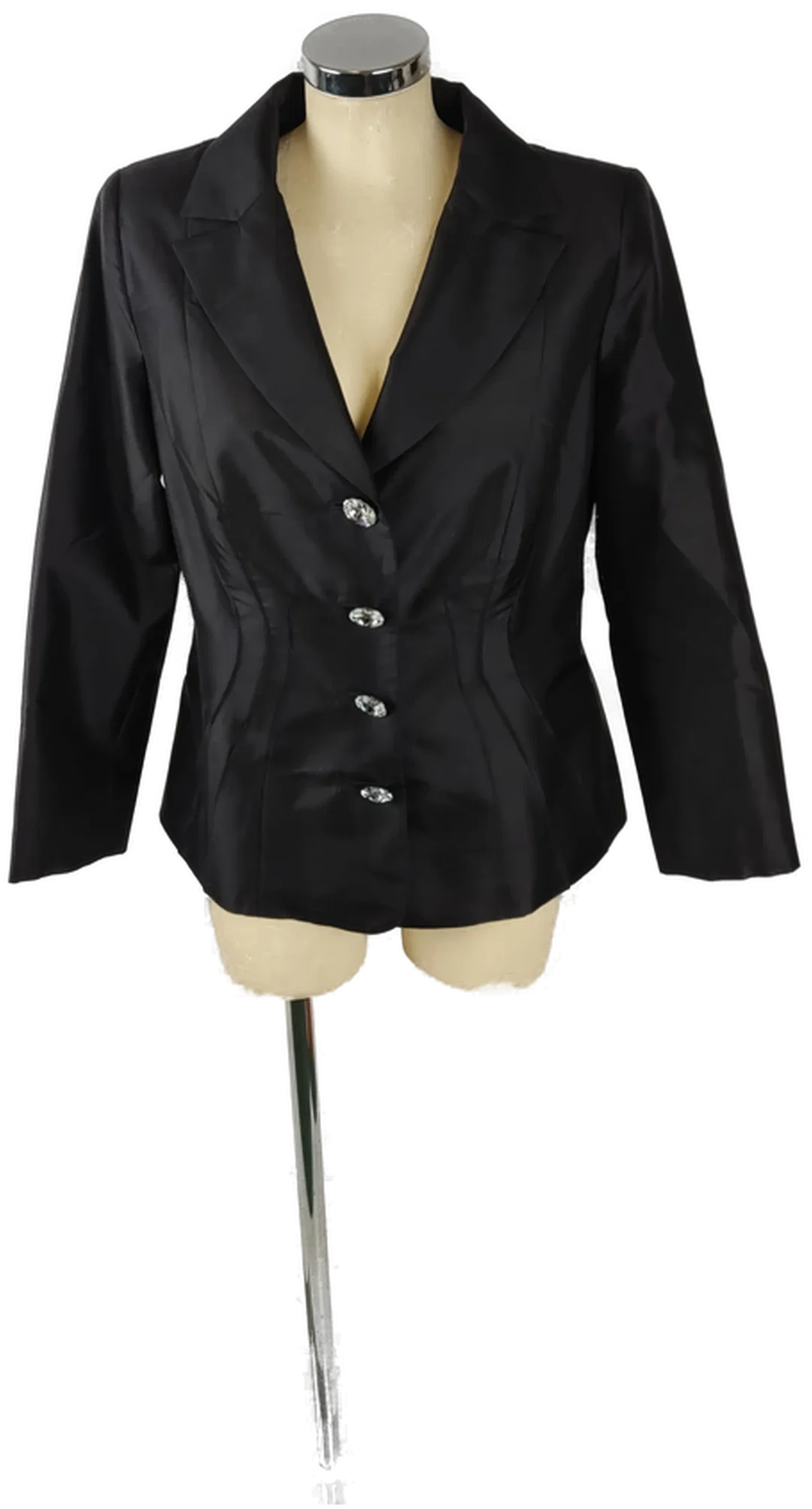 Eleganter Blazer Sarissa Silk Thailand Strass-Knöpfe | Abendlicher Glanz Größe 44 – Bild 12