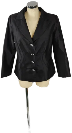 Eleganter Blazer Sarissa Silk Thailand Strass-Knöpfe | Abendlicher Glanz - Bild 11