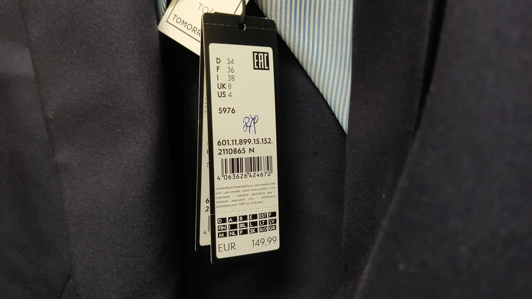  Comma Blazer Nr.2110865 N blau Gr.34  – Bild 3