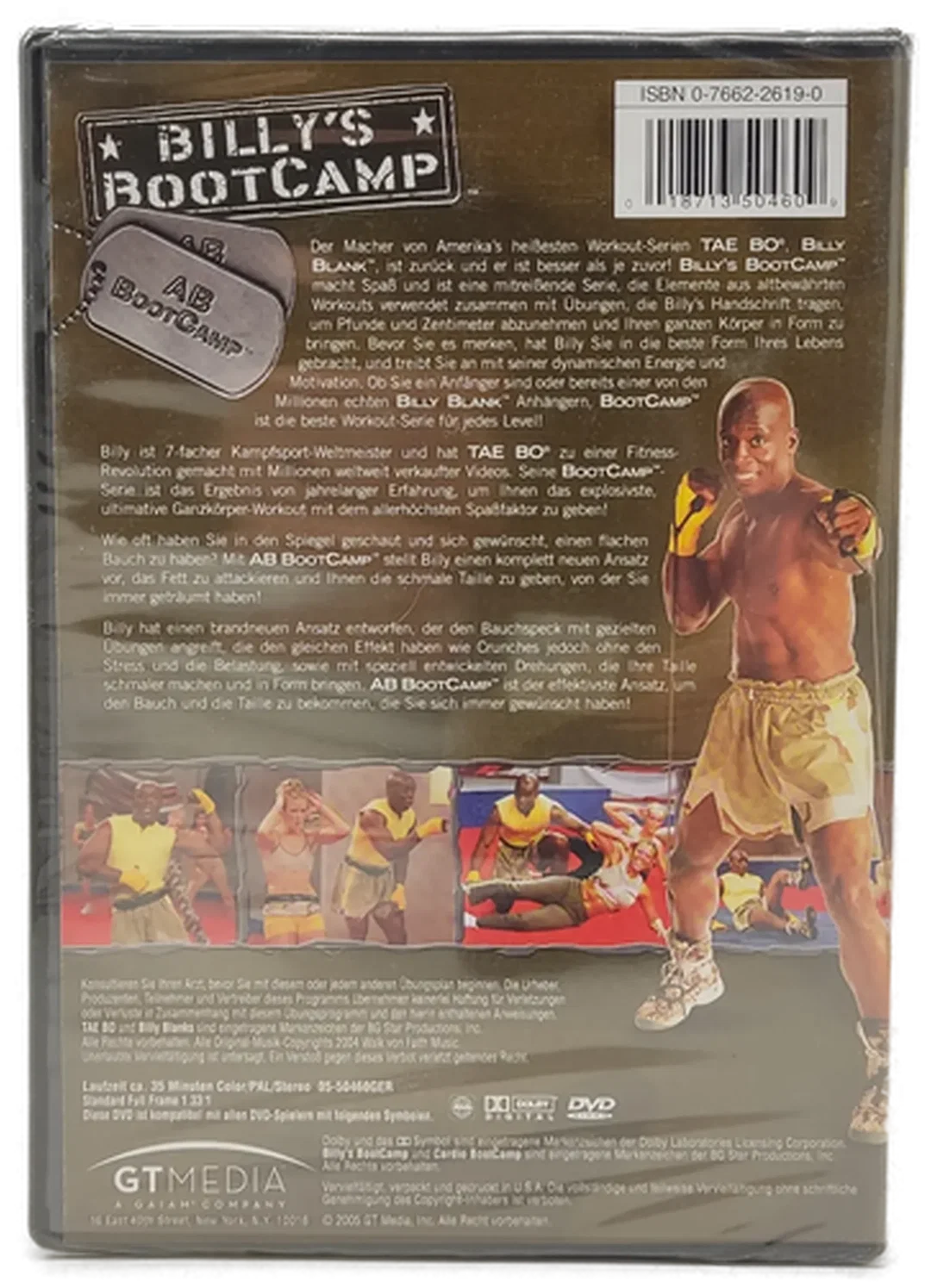 DVD "Billy's Bootcamp - AB Bootcamp" mit Billy Blanks – Bild 2