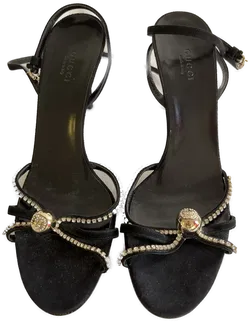 GUCCI Schuhe Damen Gr. 39,5 Absatzhöhe 9cm - Bild 2