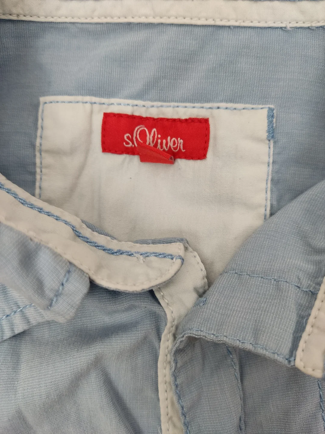 s.Oliver Kinder Hemd blau Gr. 140 – Bild 3