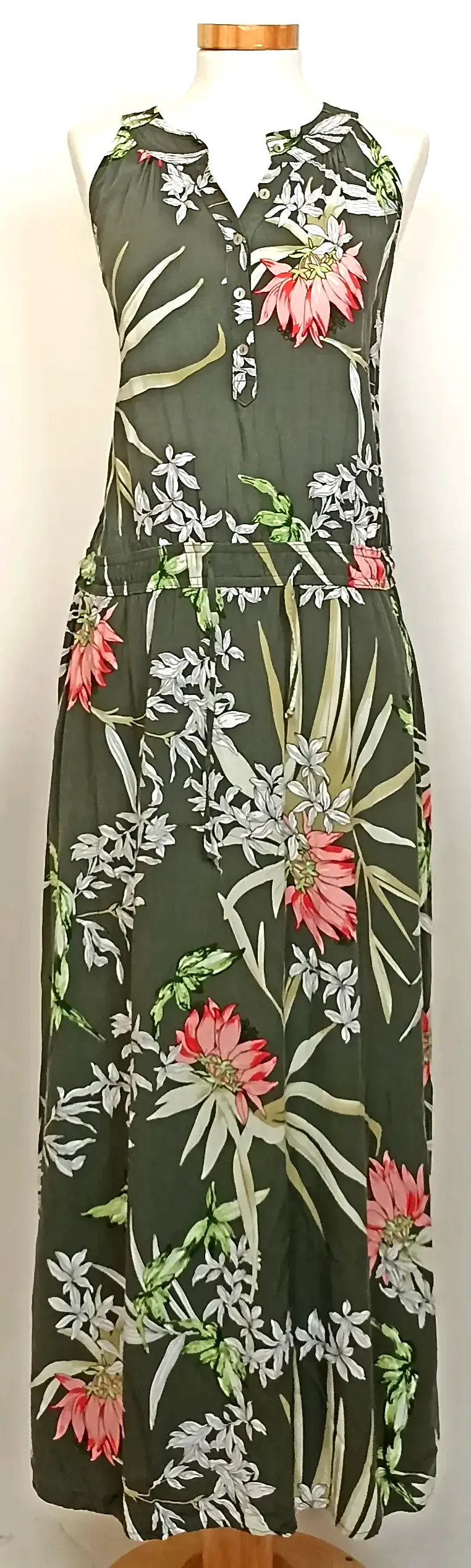 SA.HARA Midikleid mir floralem Muster Gr. 40 - Bild 1