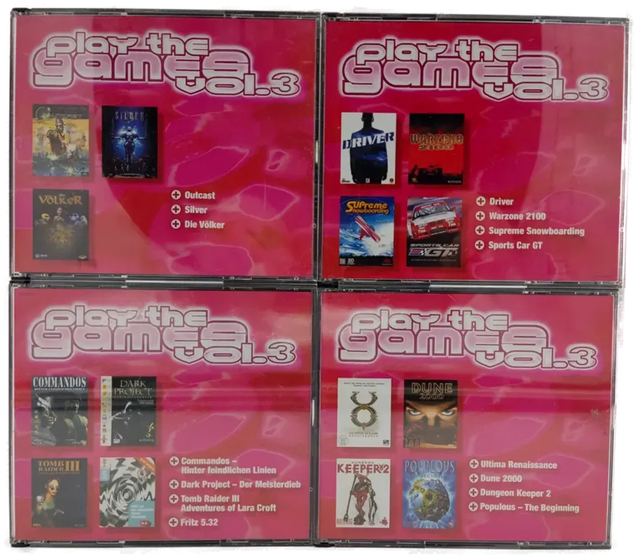PC - Play the games Vol. 3 (Driver, Tomb Raider III, Outcast und mehr) - Bild 1