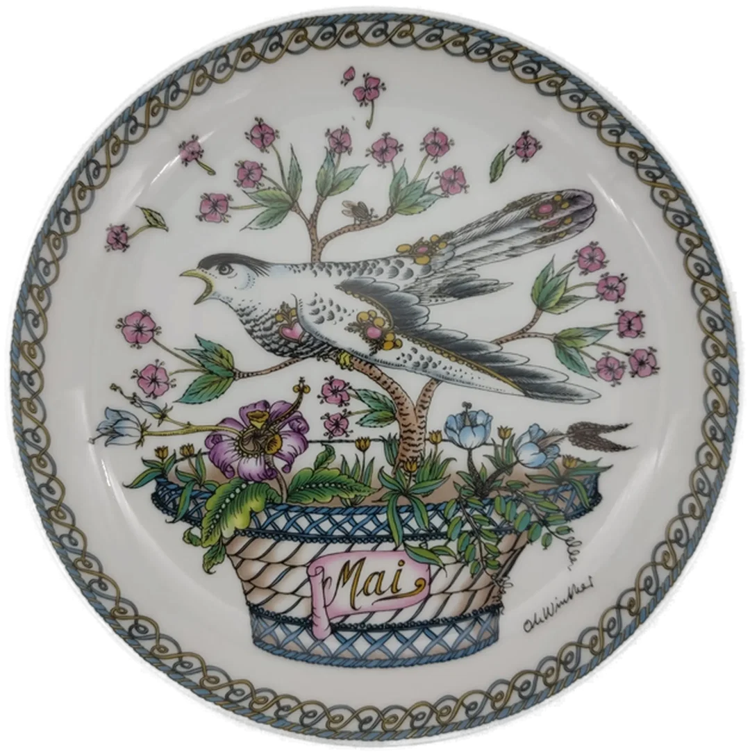 Hutschenreuther - Original Monatssammelteller 12 Stück - Design "Ole Winther" – Bild 8