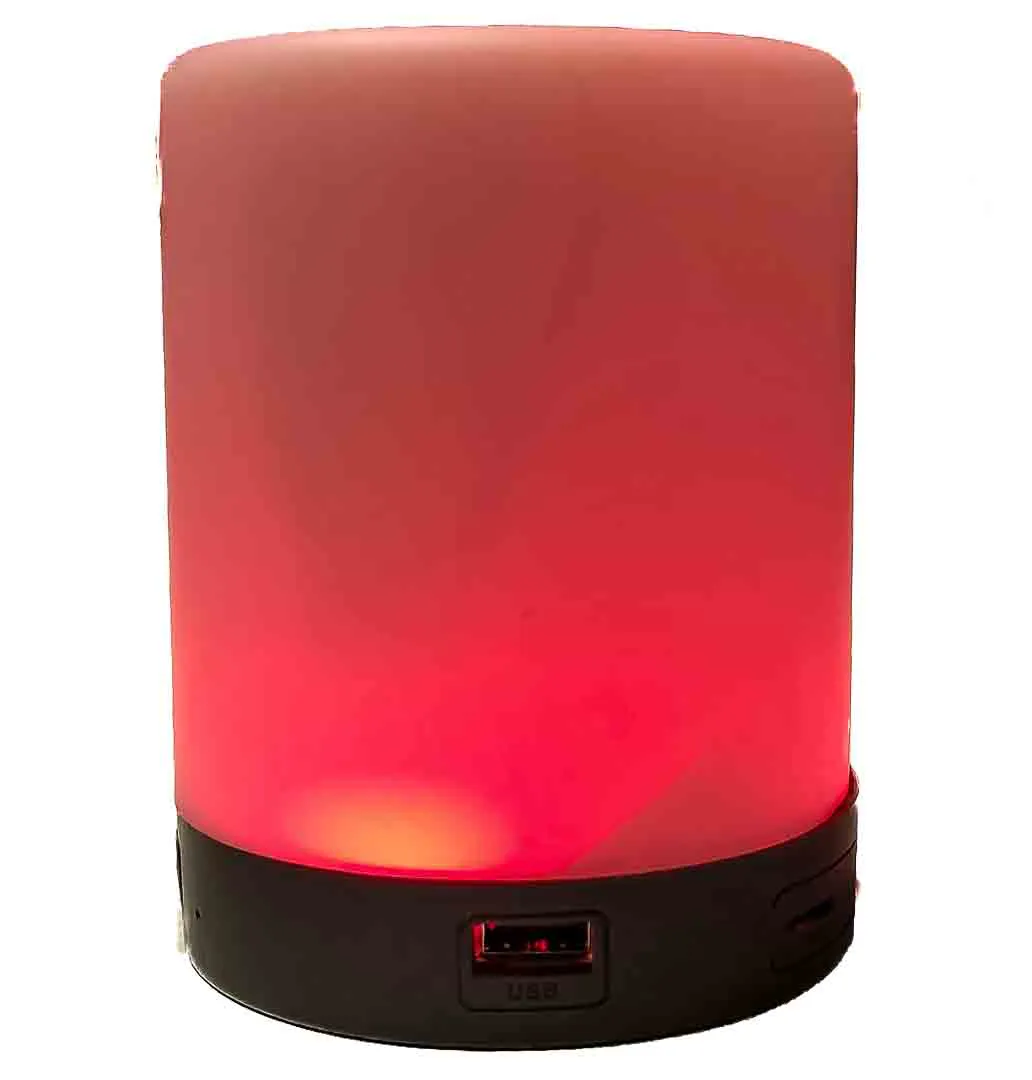 LED Lamp Speaker mit Farbwechsel, ca. 12 cm, Bluetooth & USB - Bild 4