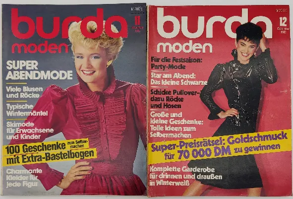 Burda Modezeitschrift 10 Hefte 1982 – Bild 3