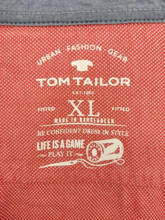 Tom Tailor Herren Hemd rot Gr.XL - Bild 4