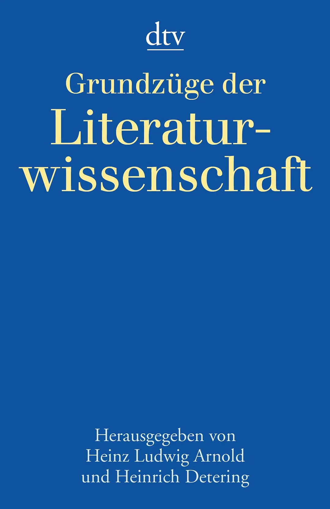 Grundzüge der Literaturwissenschaft – Bild 1