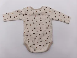 Rabbit + Bear, Bio-Langarmbody, 0-3 Monate, Gr. 50/56