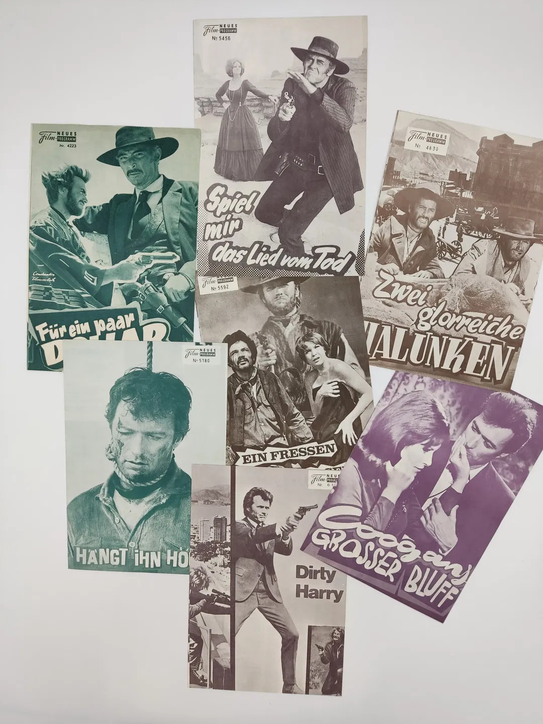 18x Vintage Filmprogramme Western - 1960er - Bild 1