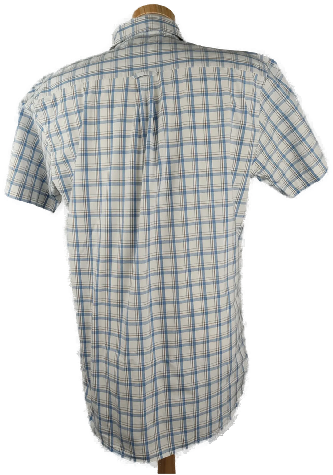 Tom Tailor Herrenhemd kurzarm kariert blau - L/50 – Bild 2