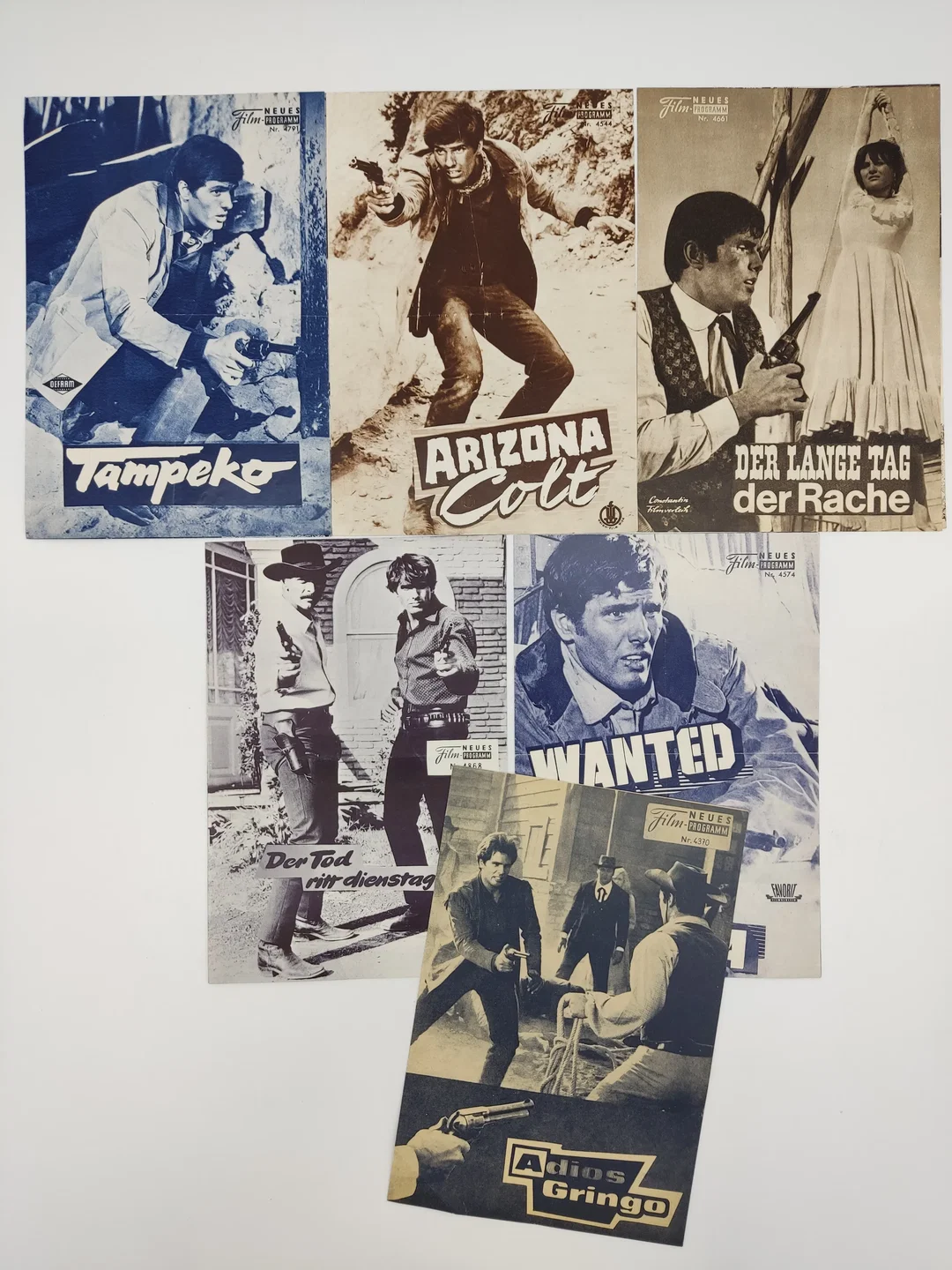 18x Vintage Filmprogramme Western - 1960er – Bild 3