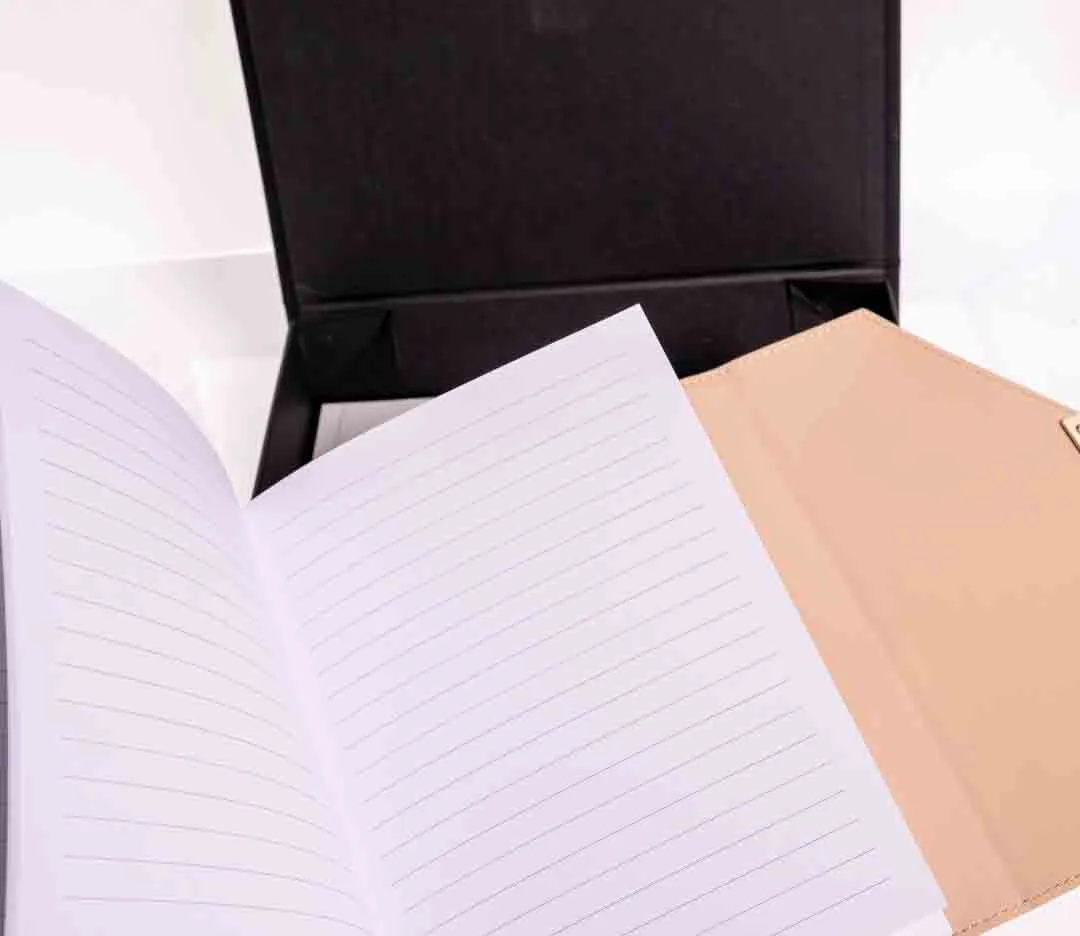 Tagebuch Notizbuch DIN A5, Lachsfarben – Bild 3