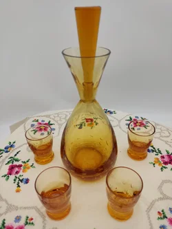 Likörset mit Bauchiger Glaskaraffe & 4 Gläser | Bar-Abend - Bild 2