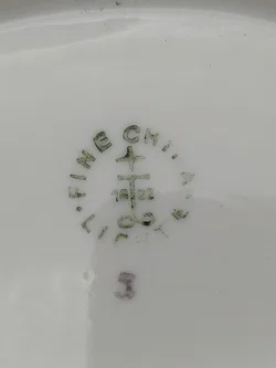 Durchbruchschale mit Blumenmotiv und Golddekor 'Fine China' | Thüringer Lichte Porzellan – Vorschau 7