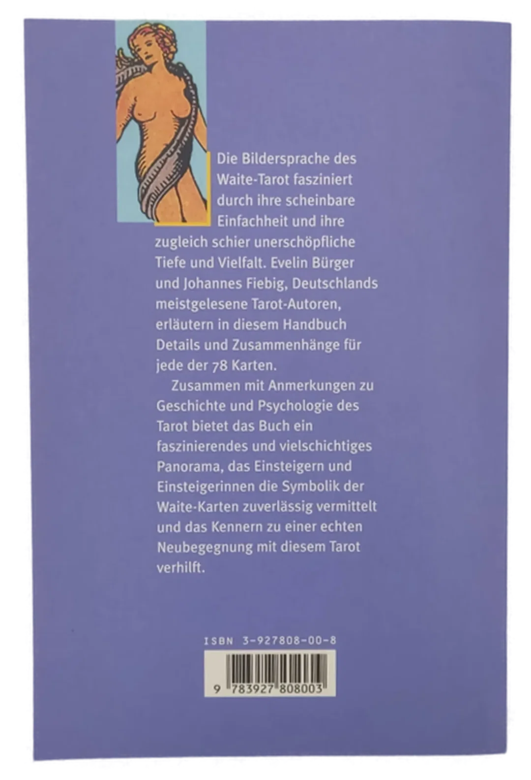 Buch "Tarot – Wege des Glücks" von Evelin Bürger & Johannes Fiebig + A.E. Waite Tarotkarten Set – Bild 3