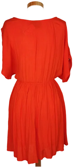 Vero Moda Damen Tunika orangerot - XS/34 – Vorschau 2