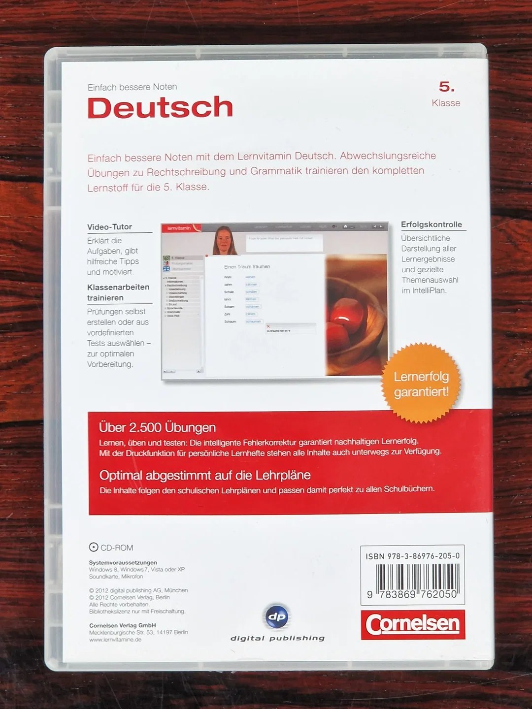 Lernvitamin Deutsch - 5. Klasse - Lernsoftware - CD-ROM – Bild 2