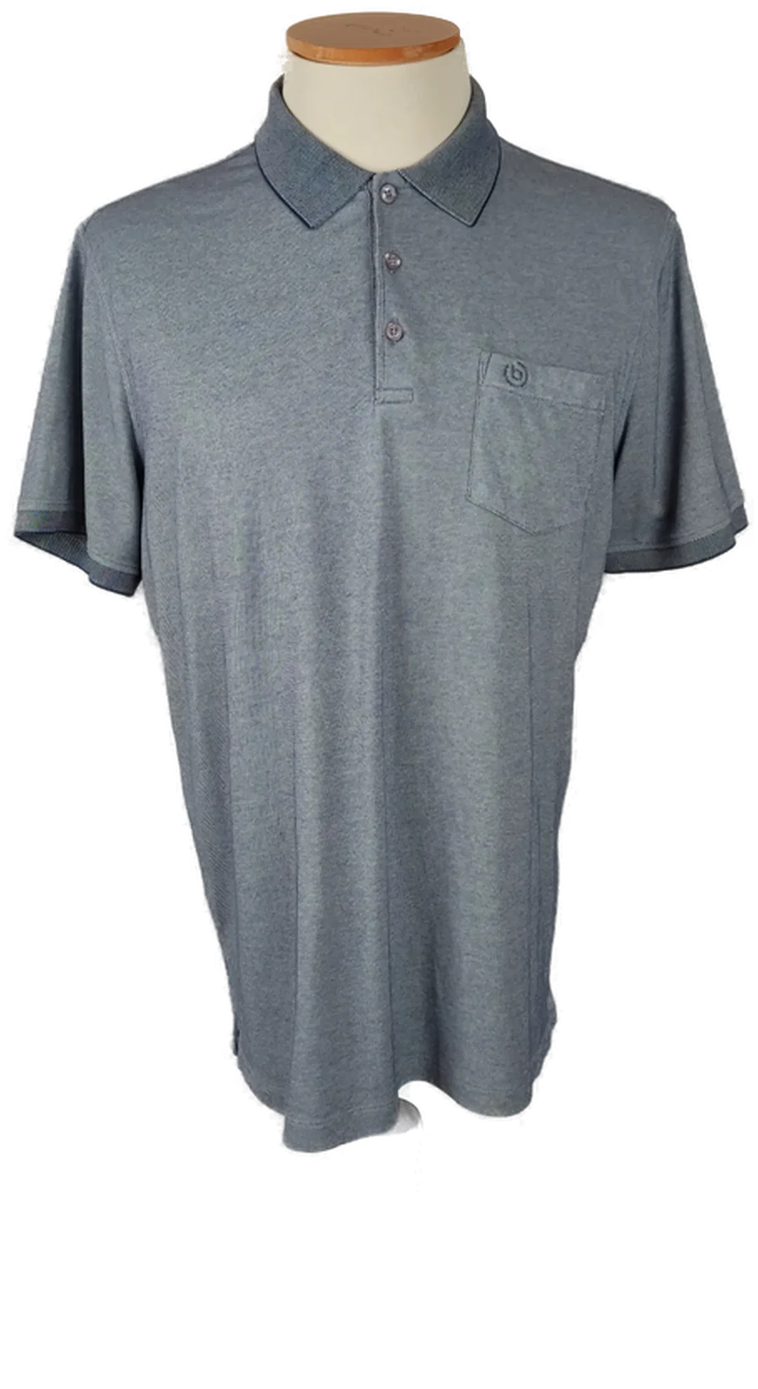 Bugatti Herren Poloshirt Grau Meliert | Zeitloser Regular Fit - Bild 1