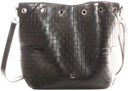 GERRY WEBER Handtasche grau – Kroko-Optik – Umhängetasche mit Schulterriemen - Bild 3