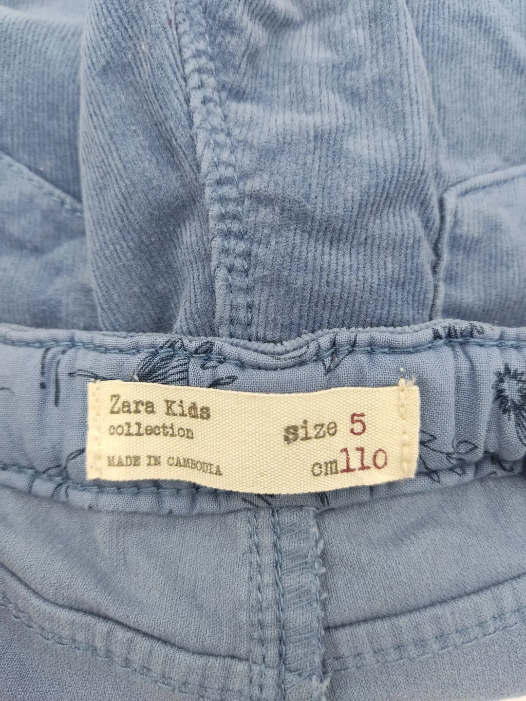 Zara Kinder Hose blau Gr.110 – Bild 4