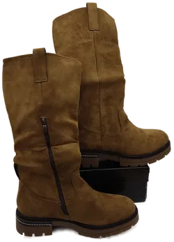 Aligia Damenstiefel Braun Wildleder | Zeitloser Klassiker - Bild 3