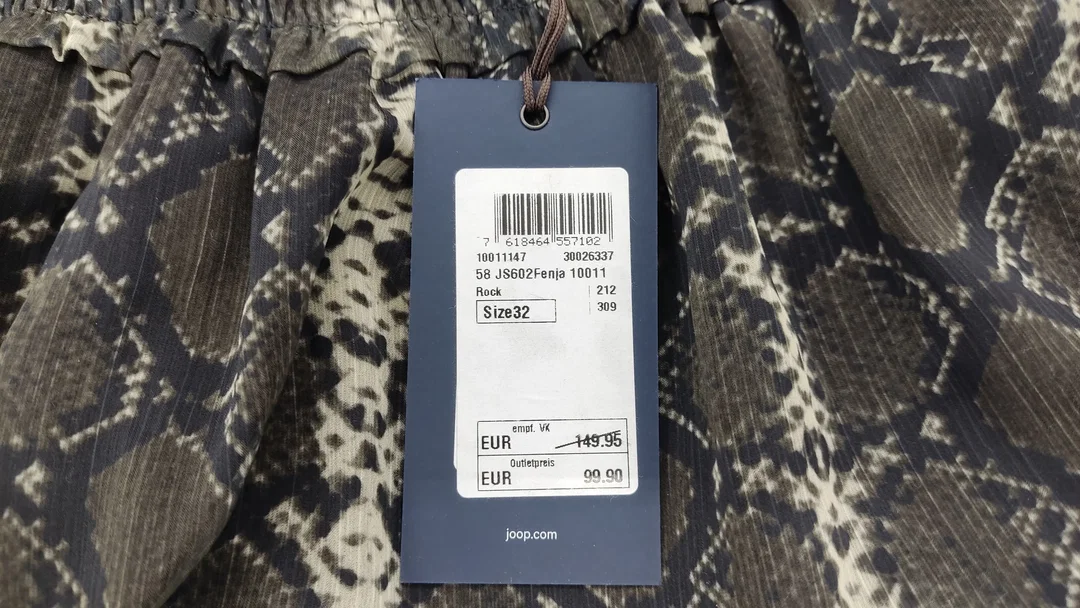 Joop! Damen Minirock "Fenja" Gr.32 Schlangenprint aus grün-schwarz-chocolate-nuancen – Bild 2