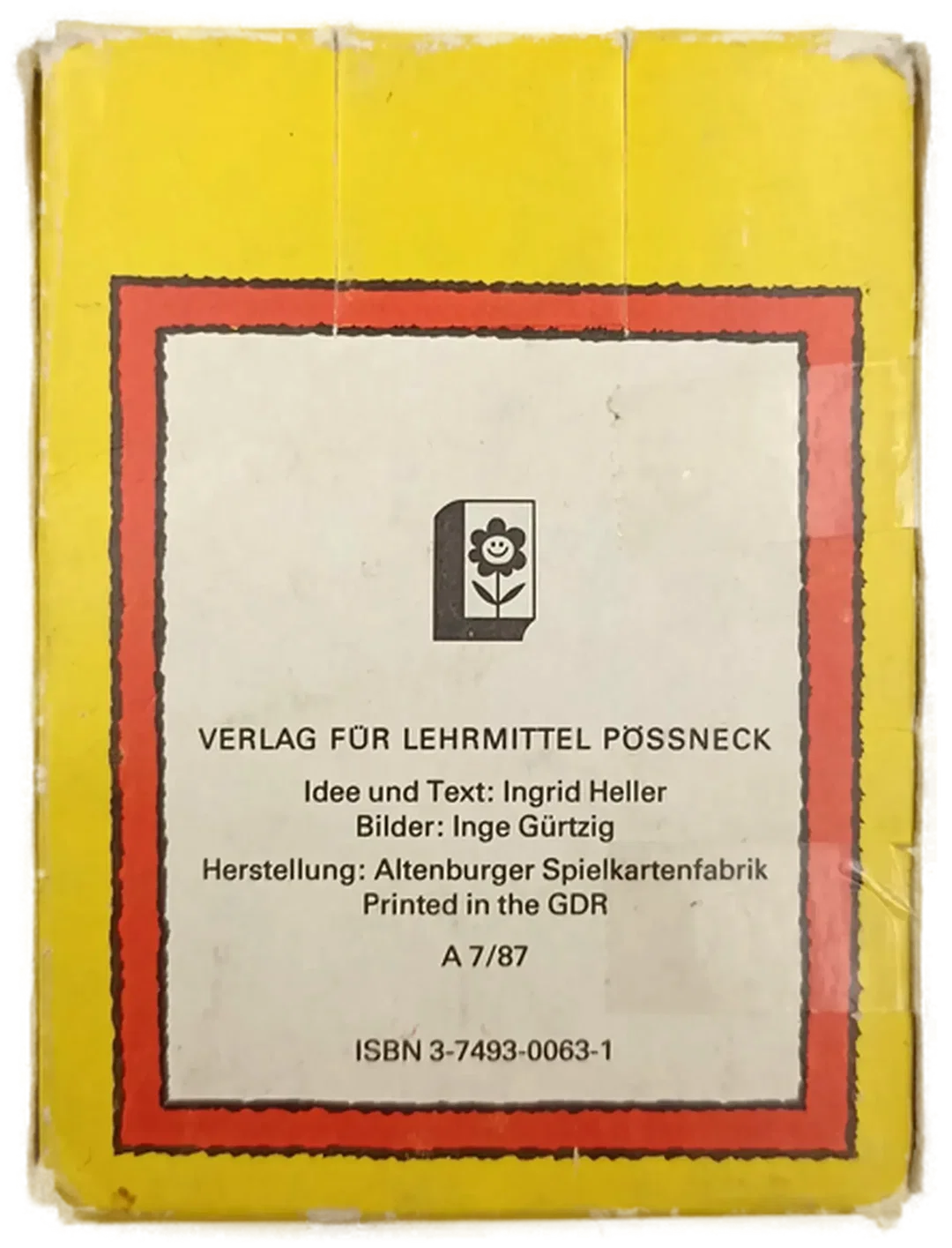 Verlag für Lehrmittel Pössneck: Vintage-Kartenspiel „Turnt alle mit!“ – Bild 3